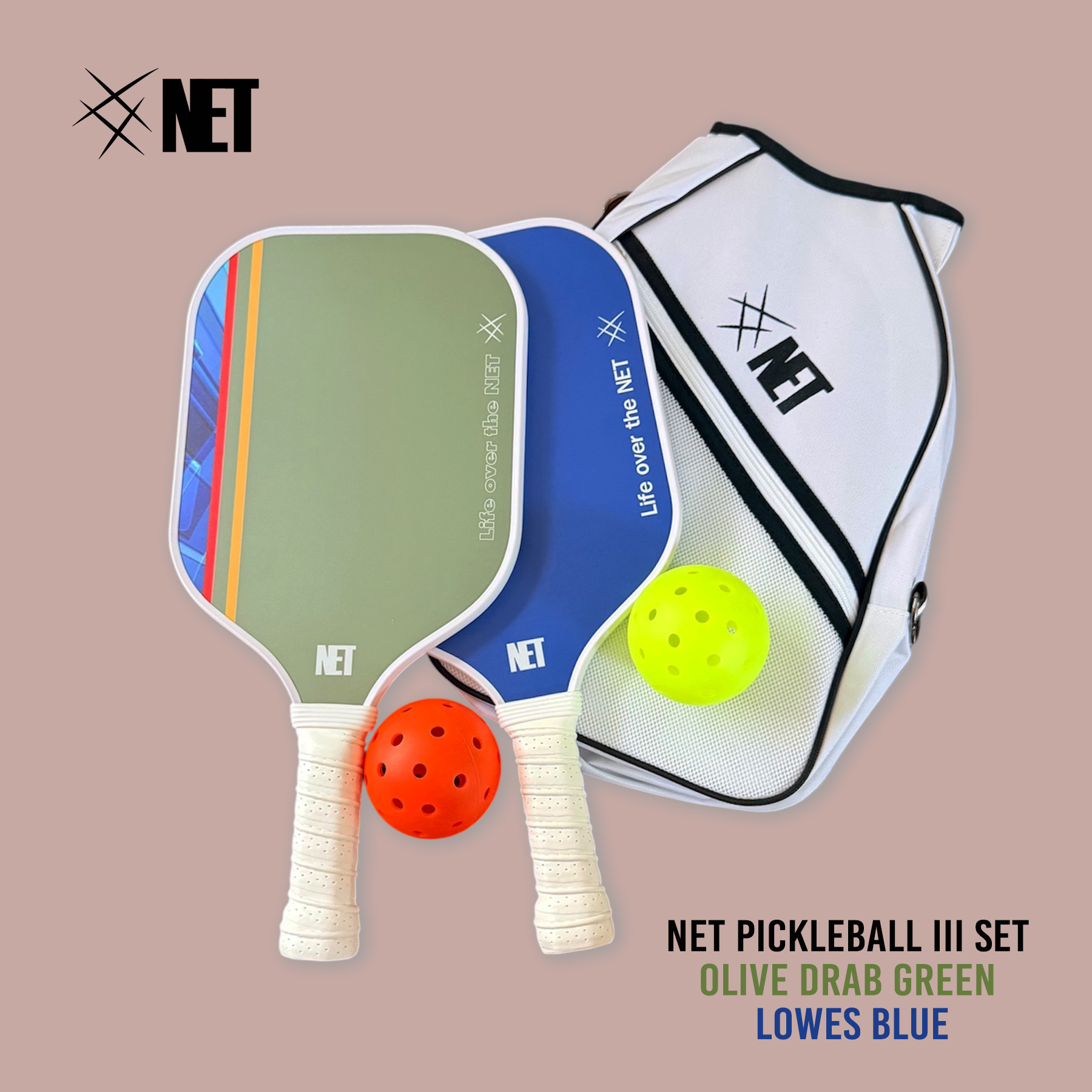 Olive & Blue Performance Set